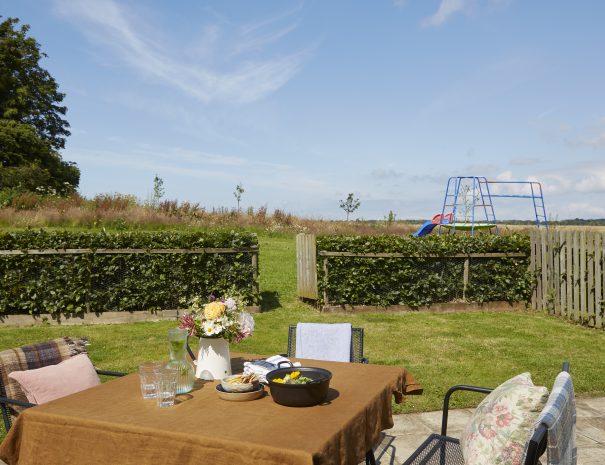 The Grainstore garden area